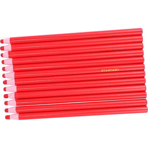 1 Boîte Crayon de Couture à Peler Rouge, Marqueur Multi-usage (1/5)