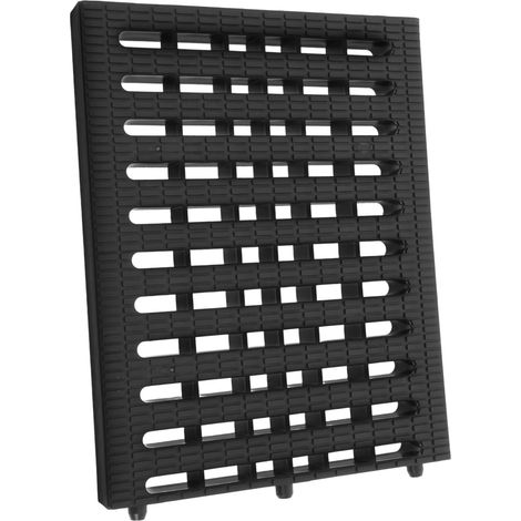 Couvercle de gouttière rectangulaire pour puits de garage, tamis de vidange de garage, grille d'égout, grille de protection pour eau de pluie, couvercle de vidange d'extérieur résistant aux (1/5)