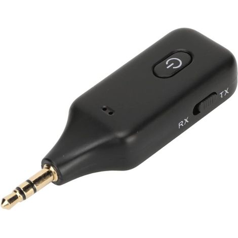 Adaptateur Bluetooth Voiture Aux 3,5mm Jack,Bluetooth V5.1 RX TX Recepteur Transmetteur Kit Main Libre Voiture,Emetteur Bluetooth pour Système Stéréo,PC,TV,Audio,Autoradio,Voiture,Musique,GPS (1/5)