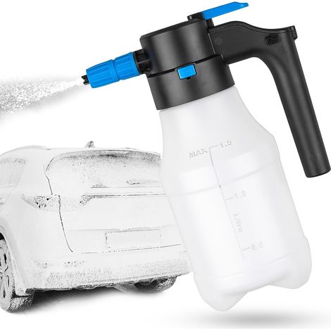 Pulverizador de espuma eléctrico para coche de 1,5 L – Recargable por USB – Pulverizador de presión manual y automático – Para lavado de coches, jardín y hogar. (1/4)