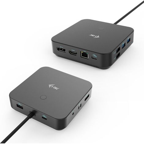 i-tec USB-C HDMI Dual DP Docking Station with Power Delivery 100 W