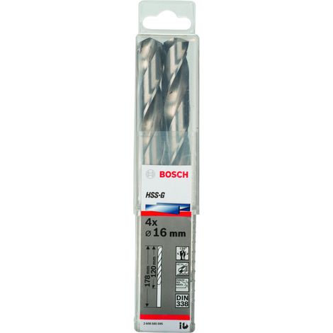 Broca para metal HSS-G DIN 338 (16 x 120 178 mm ) BOSCH 2608585595