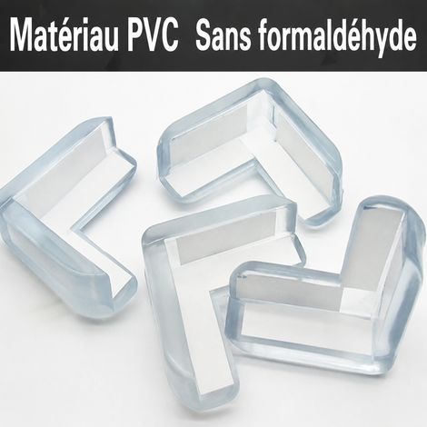Protège-Coin Transparent Silicone Meuble Angle Droit Adhésif Acrylique Sans Résidu 1 g – Livraison gratuite (1/5)