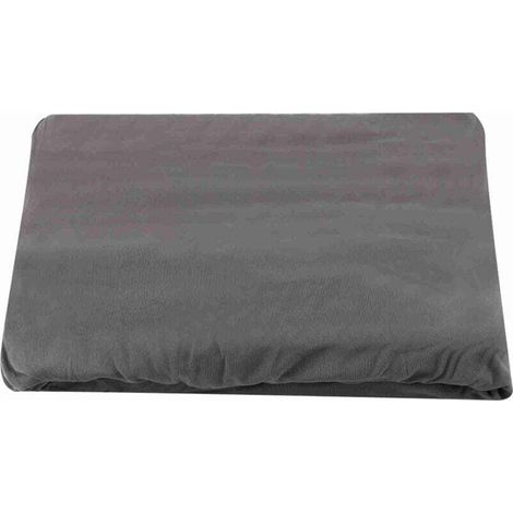 Ecksofabezug für 3+2-Sitzer-Ecksofas, L-förmig, einfach anzubringen, dehnbarer Gummistoff (Grau) - Crezuo
