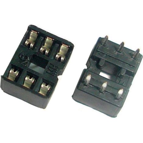 Circuit intégré plat à 6 broches 2x54mm Icvt-6p Zopp6