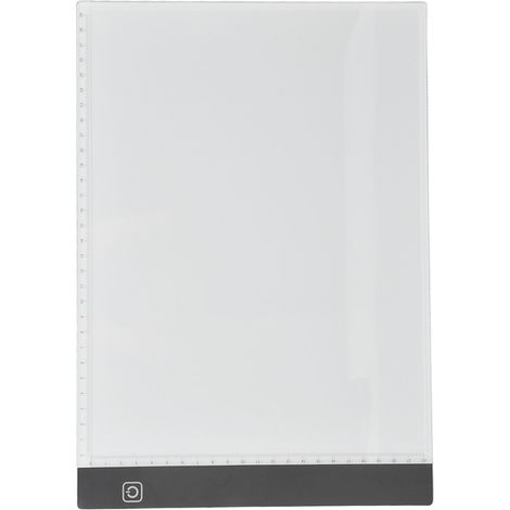 Tablette graphique LED A4 USB 5 V avec échelle, 3 niveaux de luminosité, commande tactile et affichage gradué (300-350 lumens). (1/5)