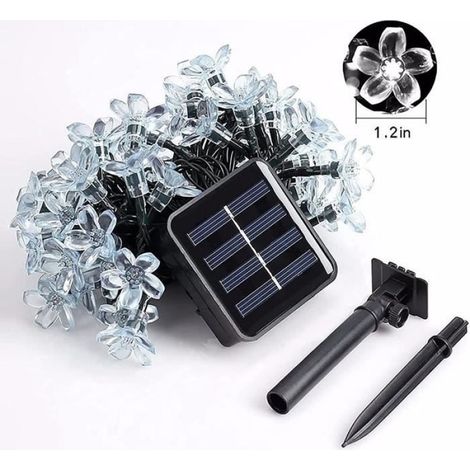 Guirlande lumineuse - - Fleurs de Cerisier - 50 LED - 8 Modes - Violet (1/4)