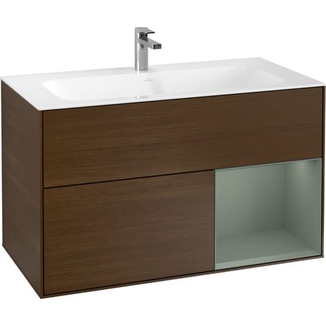 Villeroy & Boch F040GMGN Meuble sous-vasque Finion F04