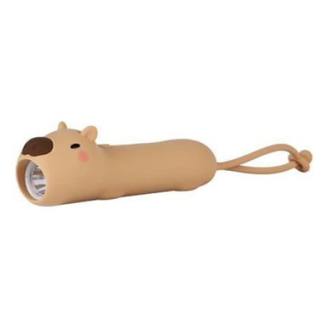 Lampe poche capybara silicone - 1 pièce, rechargeable tactile - Animal mignon extérieur Cuneary (1/5)