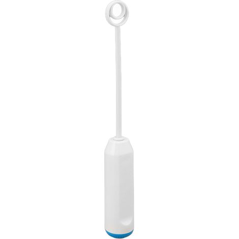 Fouet à œufs automatique électrique portable sans fil mini mélangeur à lait pour crème maison blanc (1/5)