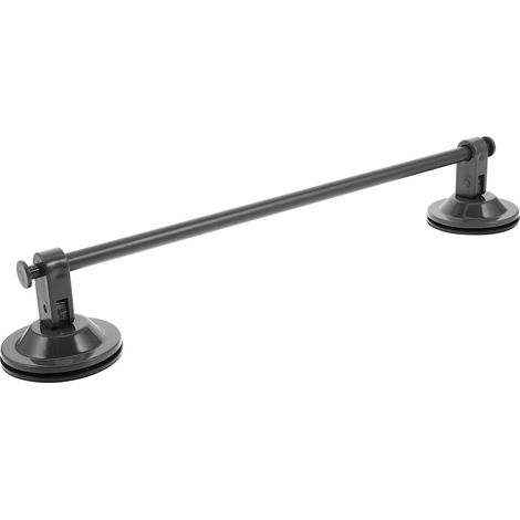 Porte-Serviettes Ventouse 40cm, Barres À Serviettes en Alliage D'aluminium Installation sans Perçage, Rack À Serviettes pour Salle de Bain (1/5)