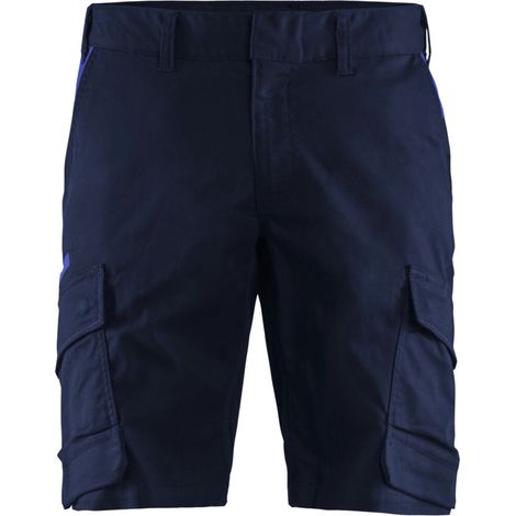 Blakläder Shorts Industrie Stretch, marineblau / kornblau, Konfektionsgröße 52 (1/3)