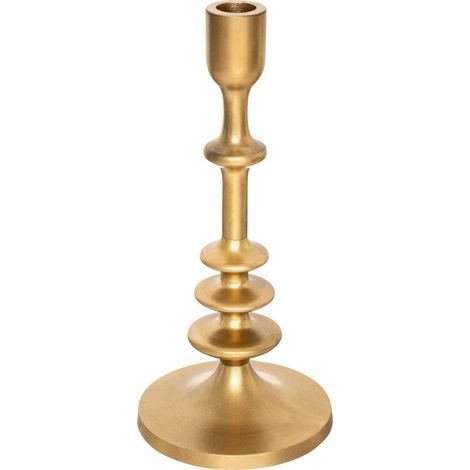 Kerzenständer Feel - Metall - vergoldet - H26 cm