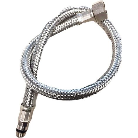 Tube pour mitigeurs robinets en acier inoxydable chromé (1/2)