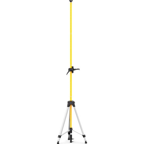 Huepar – Pôle de montage laser 3,7m avec trépied réglable – Support filetage 1/4"-20 et 5/8"-11 – Base à ressort pour stabilité – LP36