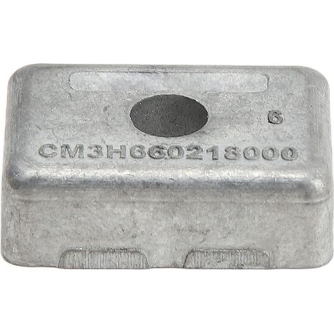 Anode carrée en alliage de zinc 3H6 60218 0, anode à inclinaison réglable pour boîte de vitesses inférieure de moteur hors-bord, adaptée aux moteurs Tohatsu quatre temps 4HP 5HP 6HP. (1/5)