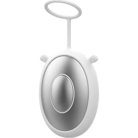 Dispositivo indossabile per aiutare il sonno: massaggio cerebrale, regolazione della frequenza cardiaca per un sonno più profondo e un rilassamento profondo (bianco). (1/5)