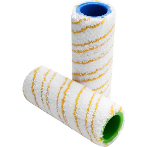 2-teiliges Rollenset für FC5 FC7 FC3 FC3D Bodenreiniger, gelb