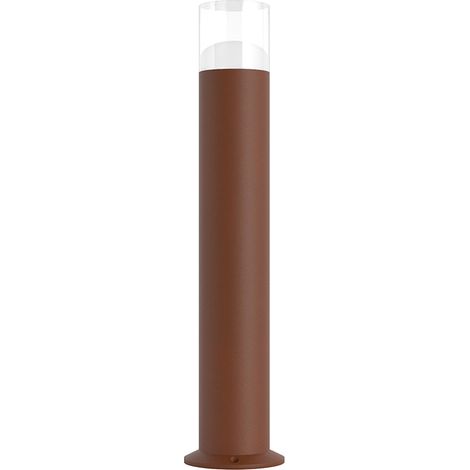 Proiettore LED da Esterno Tura XL 12W 4000K Corten Texturizzato - Cilindrico 180 gradi Segnapasso - Beneito & Faure - Illuminazione Giardino