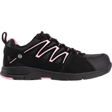 BAAK Damensicherheitsschuh Silvy2 Größe 39 schwarz / magenta - 34252-39