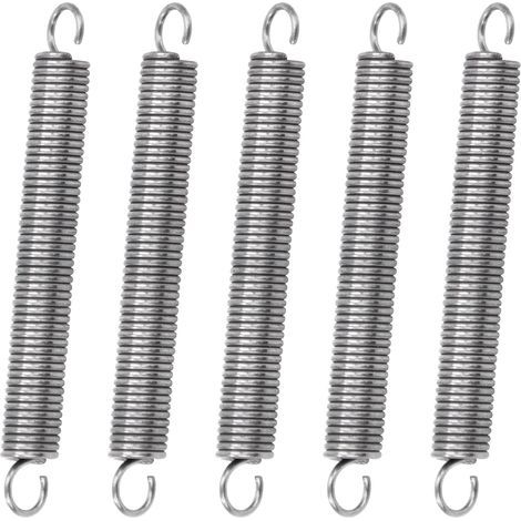 25mm Tension Spring with Hooks 90 Degree Stainless Steel Spring Wire Diameter 0.4mm Outer Diameter 3mm Force 0.4kg 20pcs