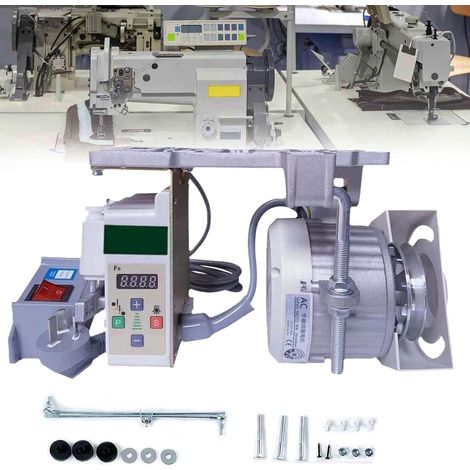 Moteur Machine à Coudre électrique, Moteur Machine à Coudre Industrielle 220V 750W Servomoteur à économie D'énergie 200-6500 Tr/Min Pour Machines à Coudre Industrielles Domestiques