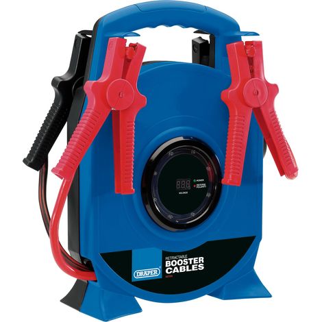 Draper 92700 Retractable Booster Cables, 3.5m x 29mm²
