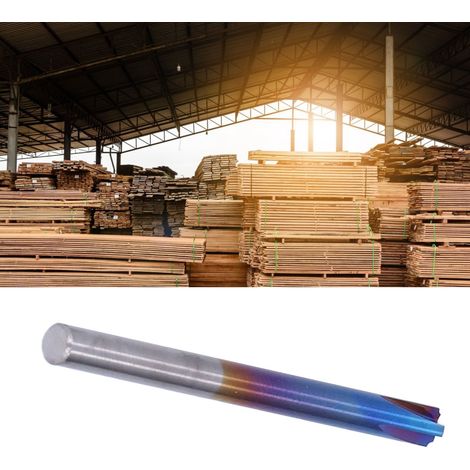 CNC-Fräser aus blau beschichtetem Wolframstahl mit abgerundeten Ecken R0,5D450L (1/5)