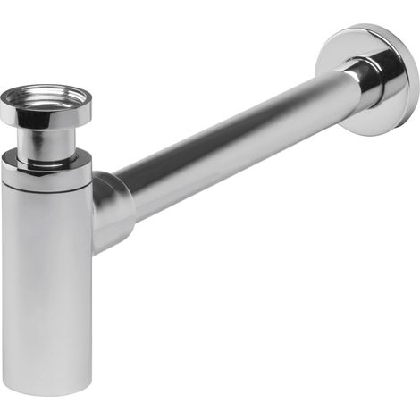 Ferro Sifón Luxe cromo para lavabo diseño elegante (1/2)