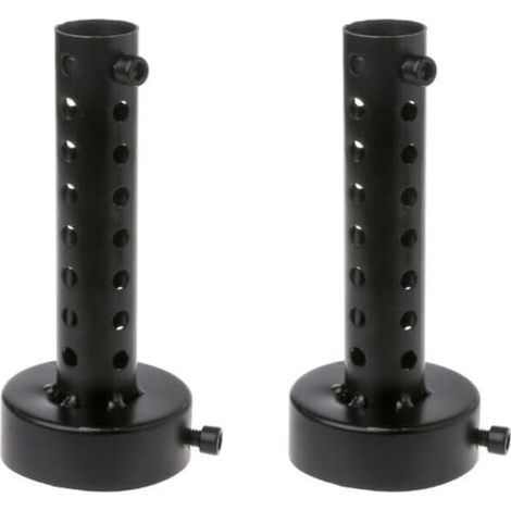 Silenciador de escape para motocicleta de 60 mm, color negro, juego de 2 silenciadores DB Killer cortos universales para escape de motocicleta.
