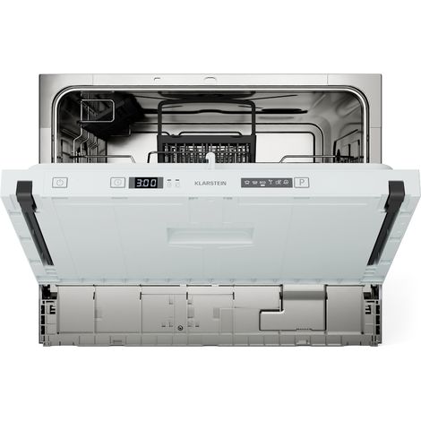 Klarstein Lavavajillas integrable Havasia UV 6 Secret  compacto  6 cubiertos  luz UV  6 programas