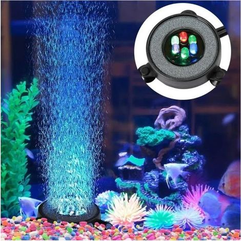 6 LED Lampe Aquarium - Éclairage Coloré et Étanche - Plastique + Dinas - Poisson d'eau froide