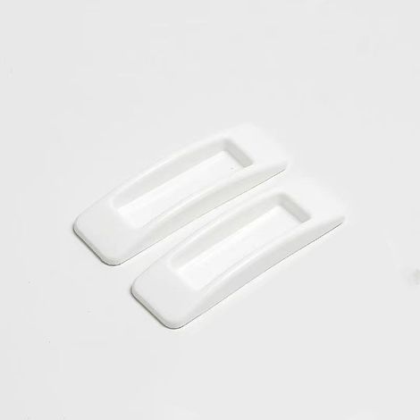 Sollbry 4 Pièces Poignée Autocollante Porte Coulissante - Blanc (1/5)