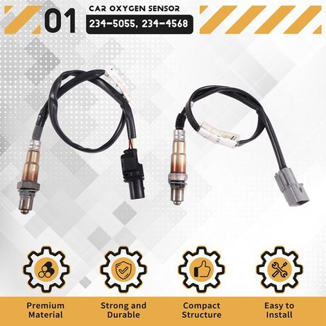 Two oxygen sensors, 234-5055, 234-4568, 39210-2B210 and 39210-2B220. (1/5)
