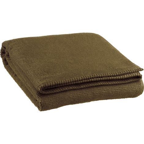 Drap de bain absorbant, éponge grain de riz 100% coton, coloris Cèdre, 90 x 150 cm - PANGIVO