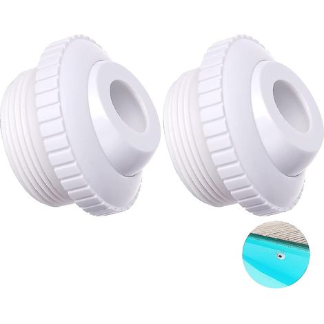 Buse de refoulement directionnelle pour piscine, 2 pièces, pièces de rechange, accessoires pour piscine filetée (1/5)
