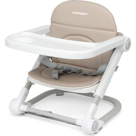 Foppapedretti Alzasedia Lift Seggiolone Pieghevole con Seduta Imbottita max 15kg - Sand