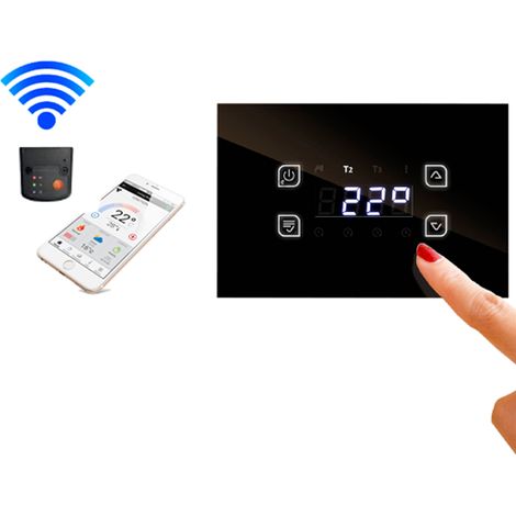 GLH110 Glass Touch Temperatur-Differenzregler für Kaminöfen