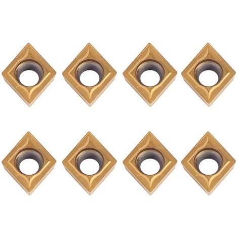 CCMT09t304 Plaquette Carbure CCMT32.5 Lot de 10 Fraises en Métal dur CNC pour Outil de Tour (1/4)