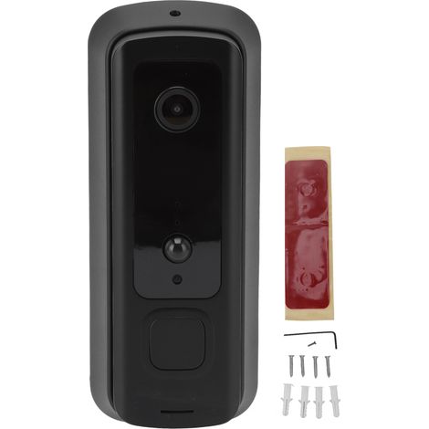 Sonnette vidéo extérieure basse consommation H3 MINI avec caméra WiFi 720p et interphone sans fil pour la sécurité de votre domicile.-AquaForge