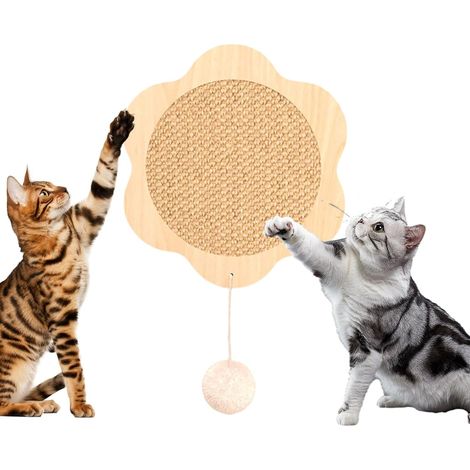 Tapis Griffoir pour Chat Arbre à Chat - Protège-Meubles Suspendu Jouet Interactif pour Canapé Intérieur Maison Divan Chiot Griffe (1/5)