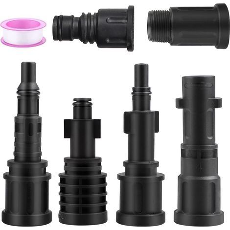 Adaptateur de tuyau de nettoyage pour nettoyeurs haute pression Kärcher/Lavor/Interpump/Bosch (1/5)