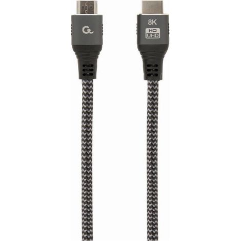 CABLE TRENZADO HDMI 2.1 8K 60HZ GEMBIRD SELECT PLUS SERIES CON ETHERNET 3M NEGRO (1/2)