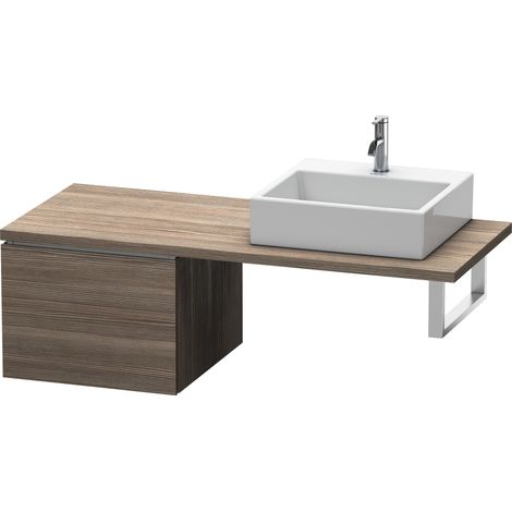 Duravit L-Cube Base para consola, anchura 520mm, profundidad 547mm, 1 cajón, color: Pino Terra Decor - LC583205151 (1/4)