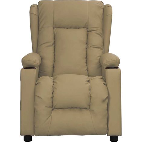 Fauteuil relax - Fauteuil inclinable Cappuccino Similicuir fr46065 (1/5)
