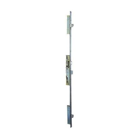 Serratura a 3 punti di chiusura 92MTX METALUX Catenaccio a 1/2 giro U7/45 mm - Senza frontale - F1U7450200 (1/2)