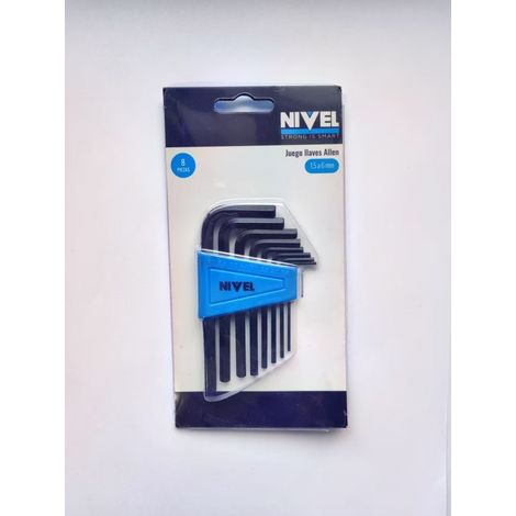 Llave Allen 1,5-06Mm Nivel 8 Pz (1/3)