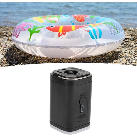Pompe à Air Portable rechargeable USB, 4kPa, 5 Embouts + LED, pour Matelas Camping et Jouets Gonflables (1/5)