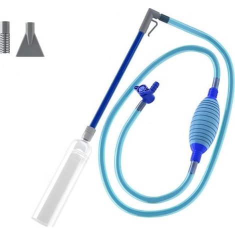 Kit de cambio de agua y vacío para acuario con flujo de agua ajustable. (1/5)
