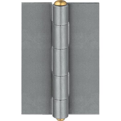 Anschweißscharnier 60 x 55 x 2,5 mm, Stahl blank (1/5)